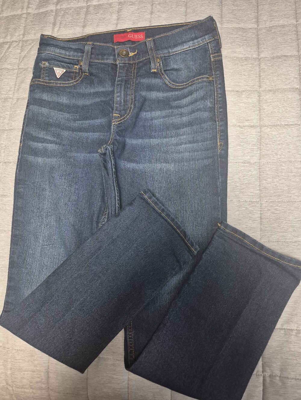 GUESS Boy’s Dark Blue Bootcut Jeans